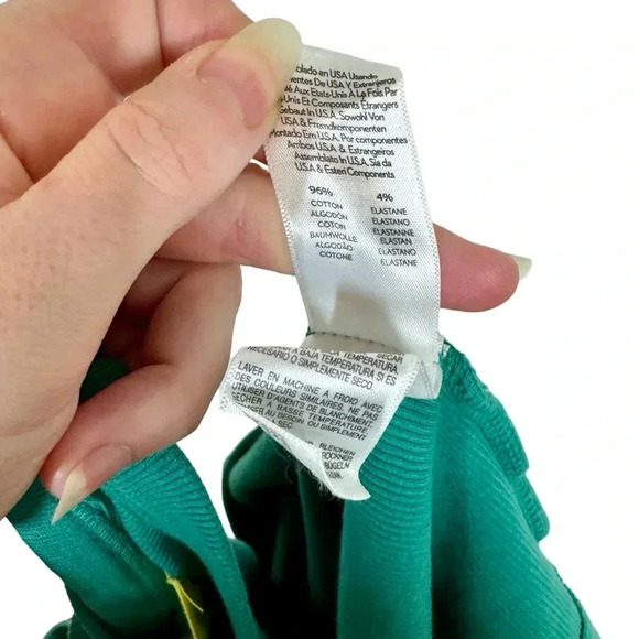 MOTHER Chin Ups Midi Dress Ribbed Tank in Move It Cadmium Green - Picture 12 of 15